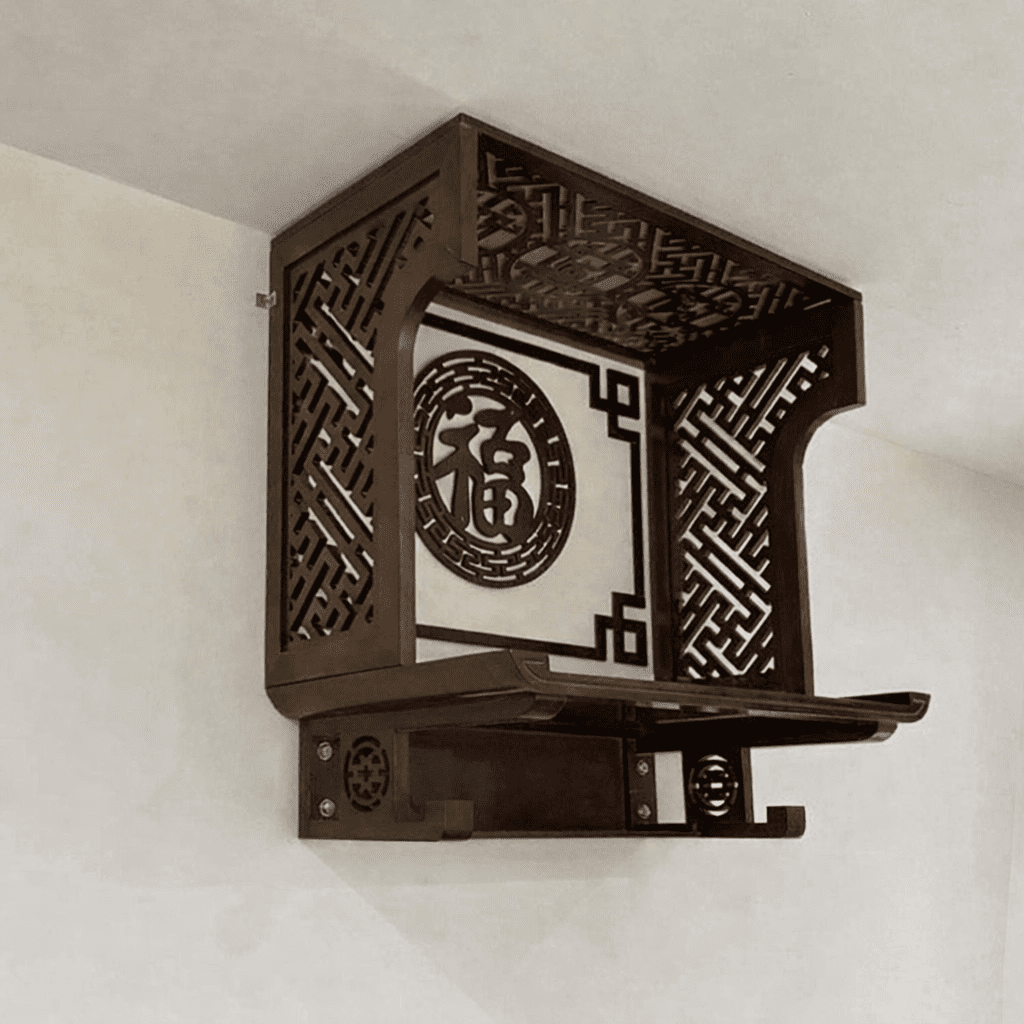 Bàn thờ treo có vách ngăn kín đáo mẫu BB3046