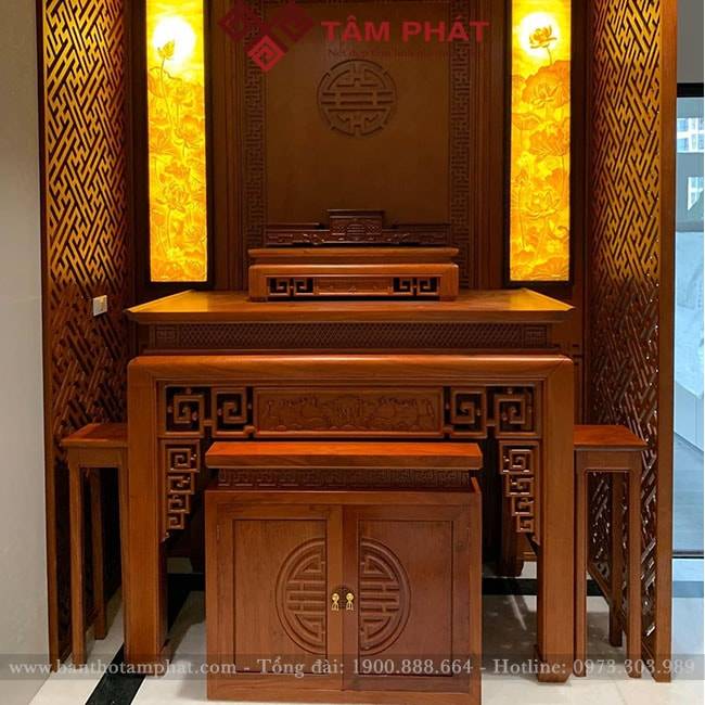Mẫu bàn thờ gỗ BT-1061