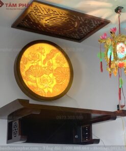 Mẫu bàn thờ treo mới nhất năm 2022 mã TT2056