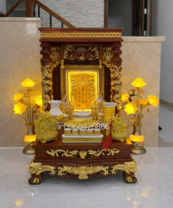 Bàn thờ Ông Địa Thần Tài cao cấp BCT-4028