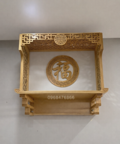 Bàn thờ treo tường có vách ngăn kín đáo mẫu BB3112