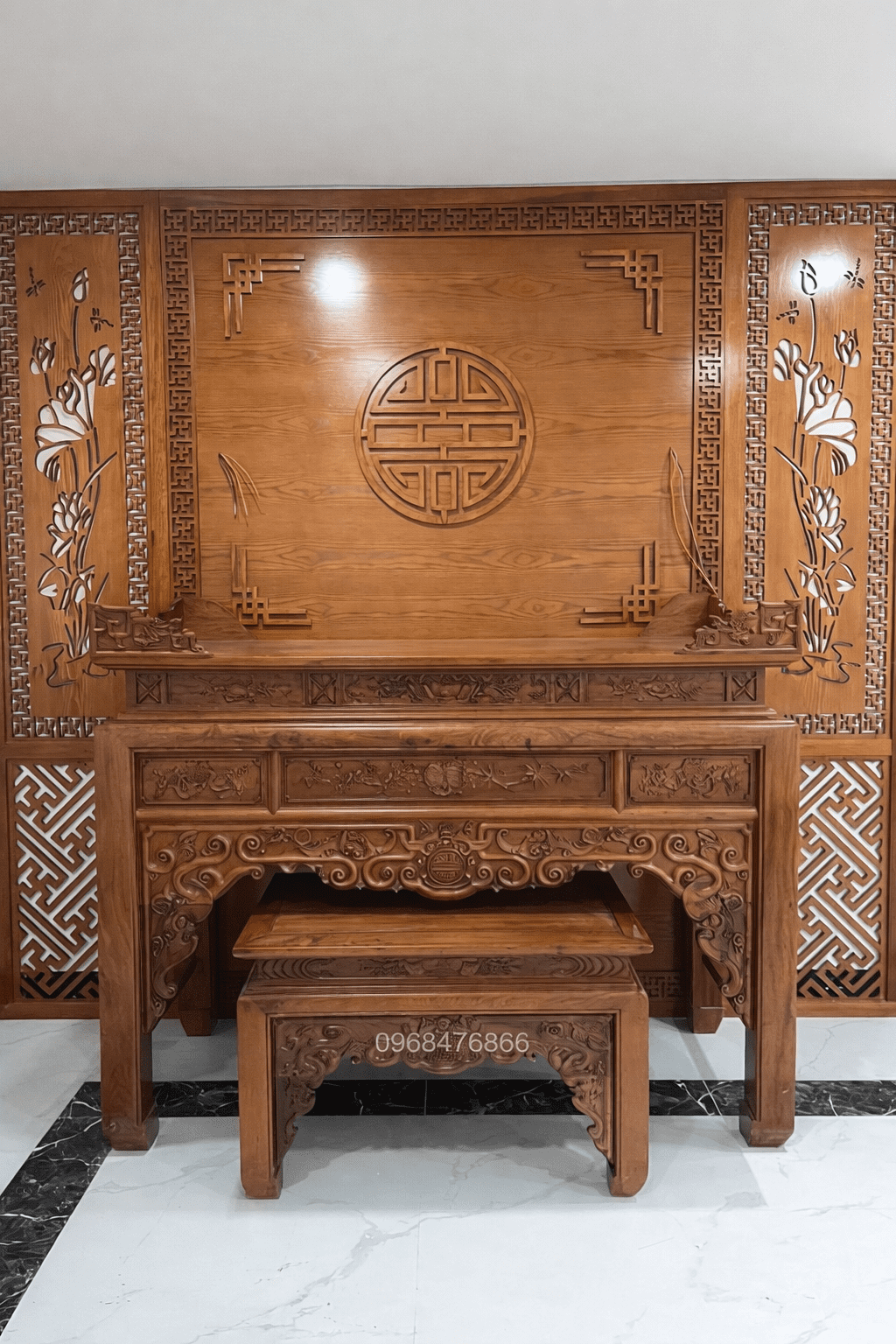 Phòng thờ gia tiên đẹp BB2595