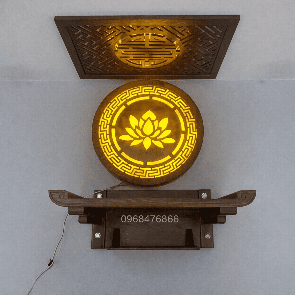 Trang thờ treo tường đơn giản mẫu BB3041