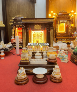 Mẫu bàn thờ Ông Địa sang trọng 2026 BCT-4385